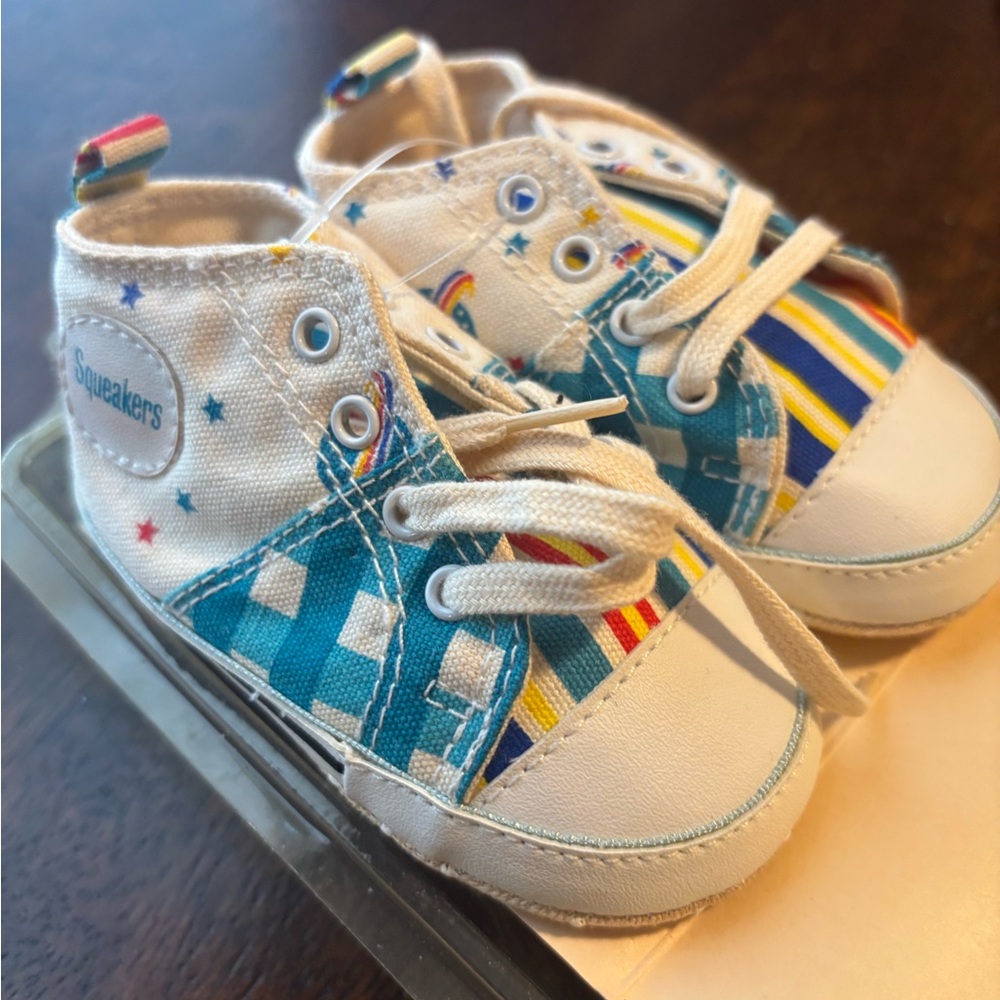 Vintage GoldBug soft sole Shoes 3-6 months